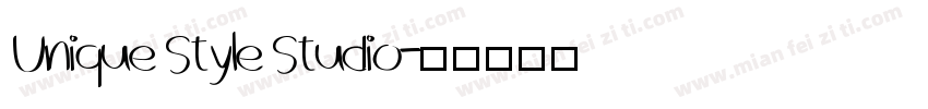 Unique Style Studio字体转换